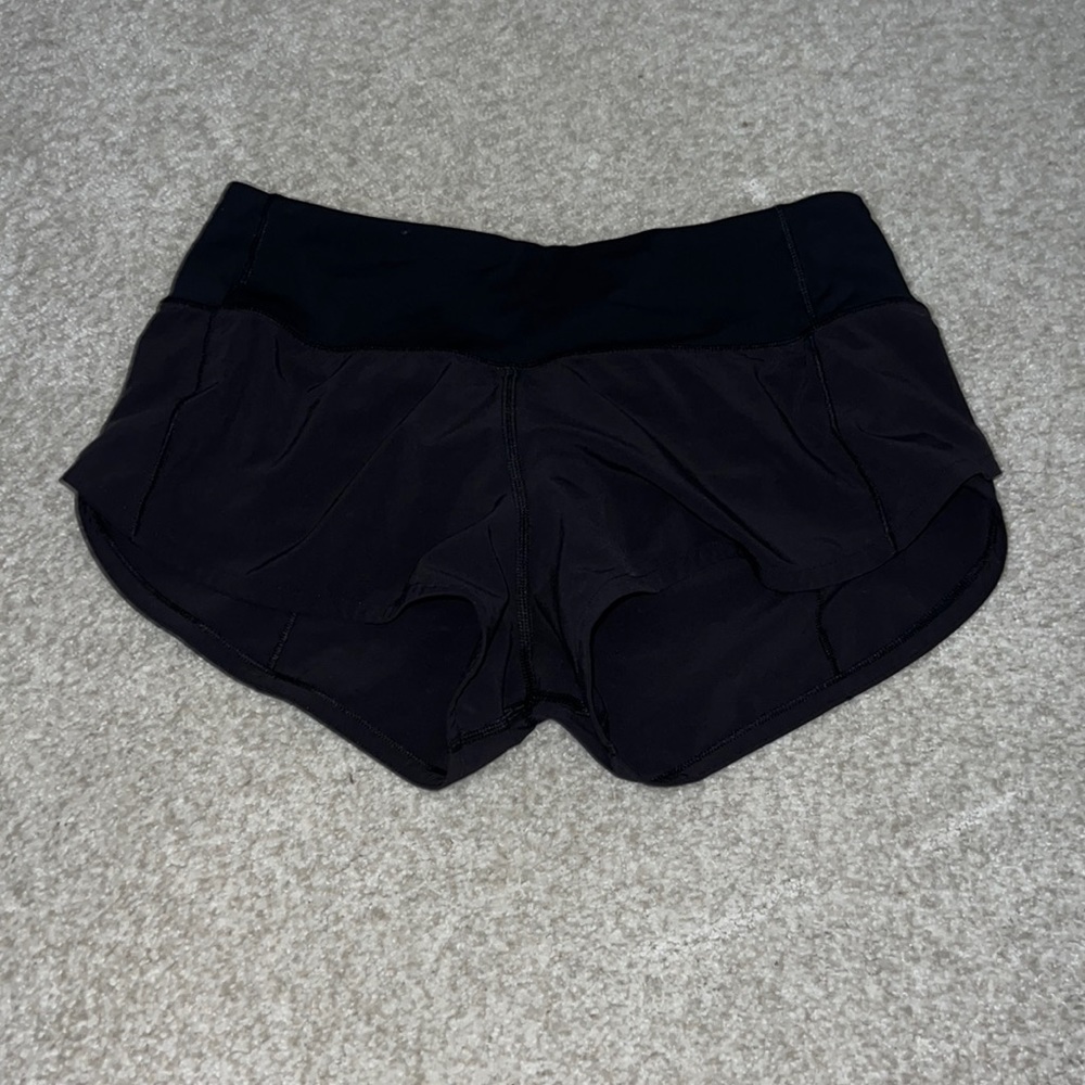 black lulu shorts